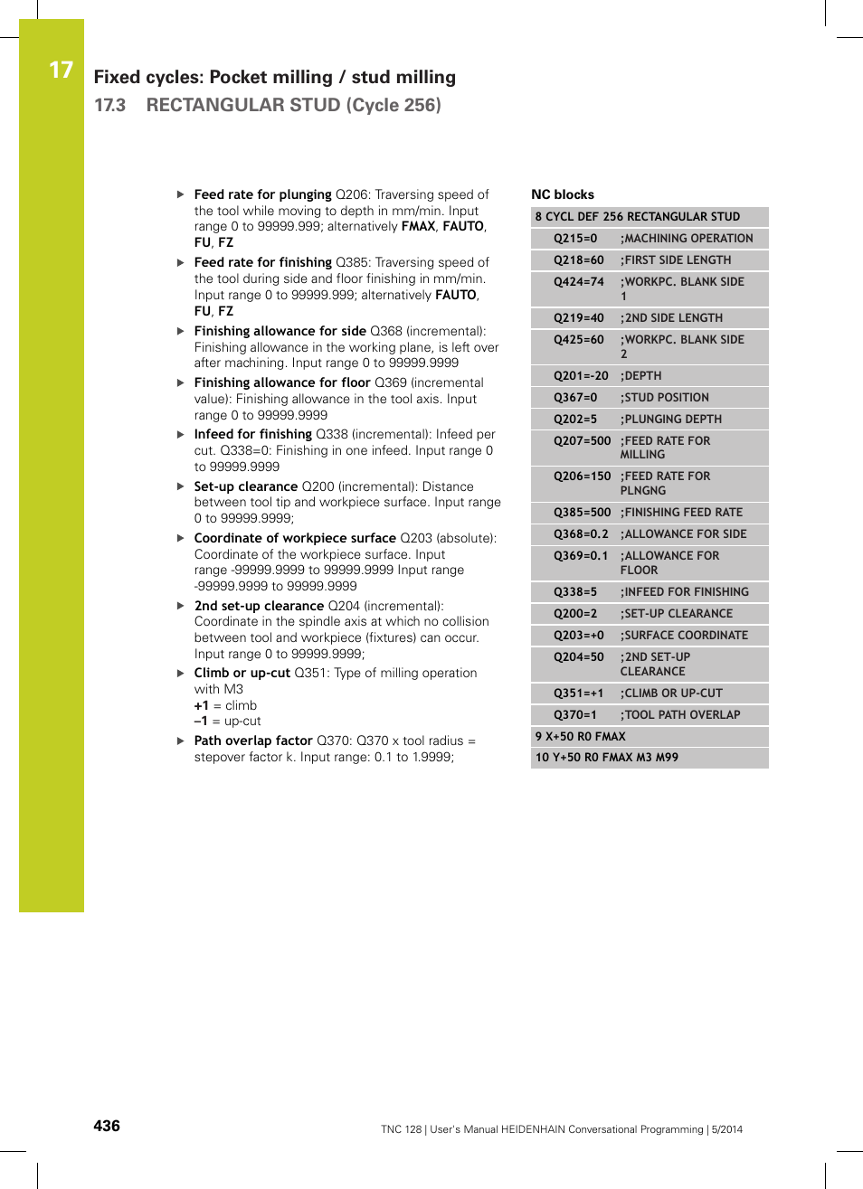 HEIDENHAIN TNC 128 (77184x-02) User Manual | Page 436 / 513