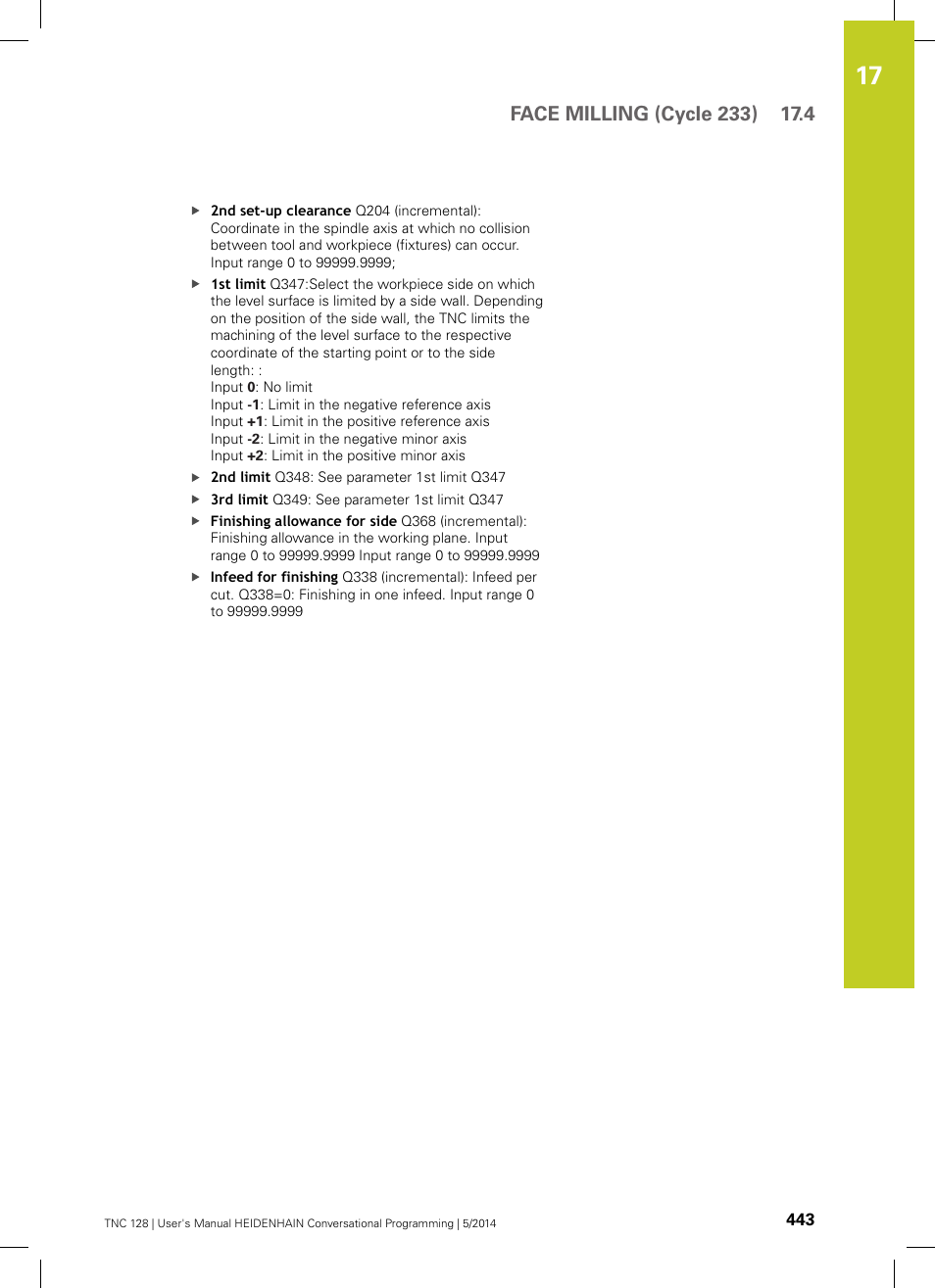HEIDENHAIN TNC 128 (77184x-02) User Manual | Page 443 / 513