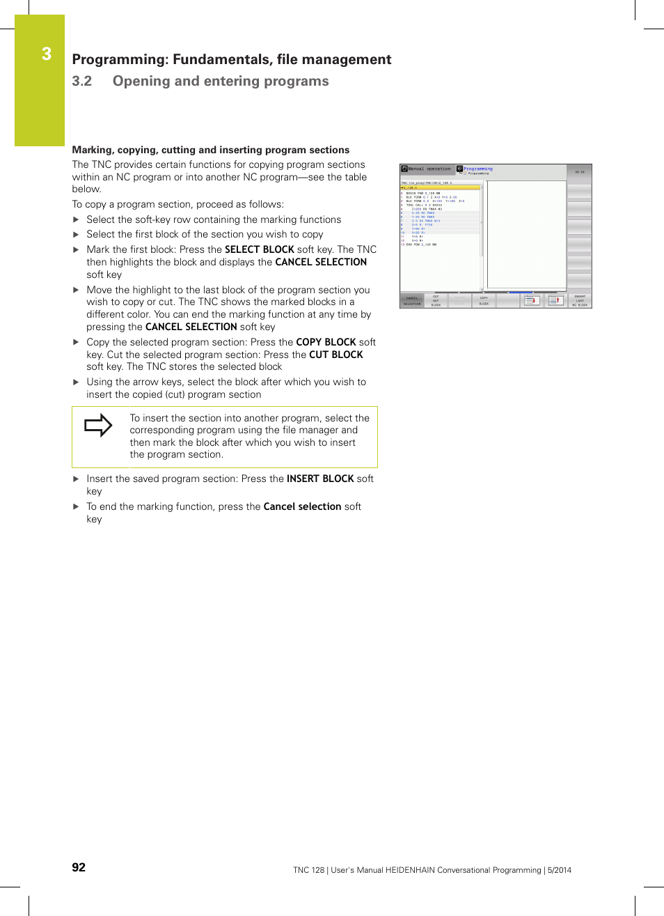HEIDENHAIN TNC 128 (77184x-02) User Manual | Page 92 / 513