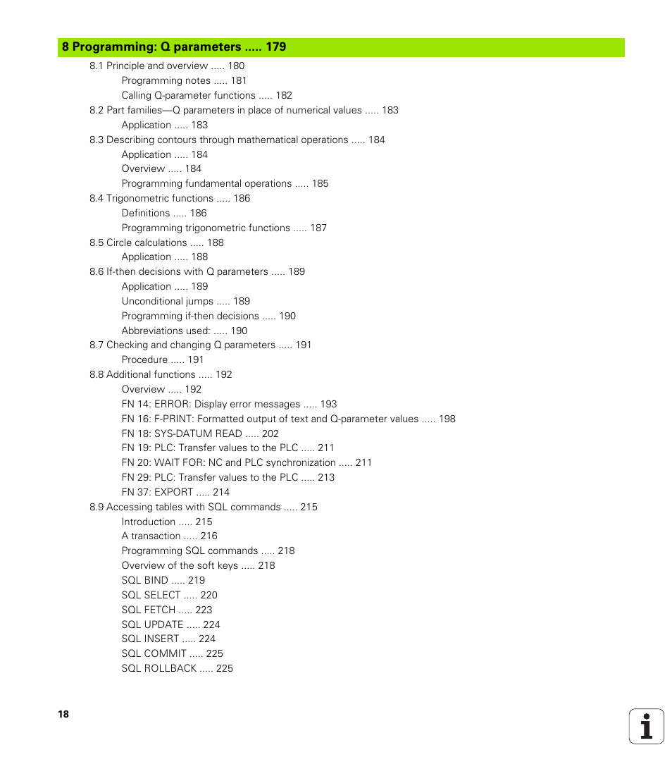 HEIDENHAIN TNC 128 (77184x-01) User Manual | Page 18 / 505