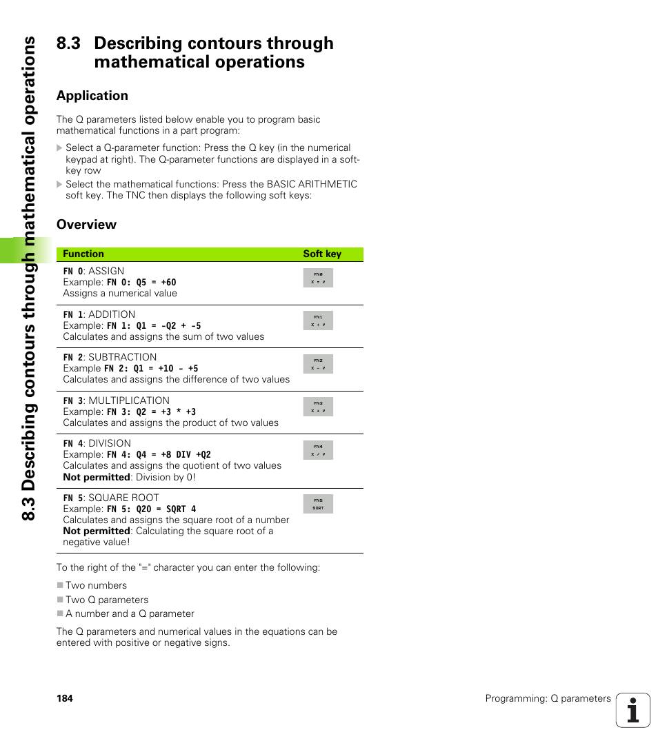 Application, Overview | HEIDENHAIN TNC 128 (77184x-01) User Manual | Page 184 / 505