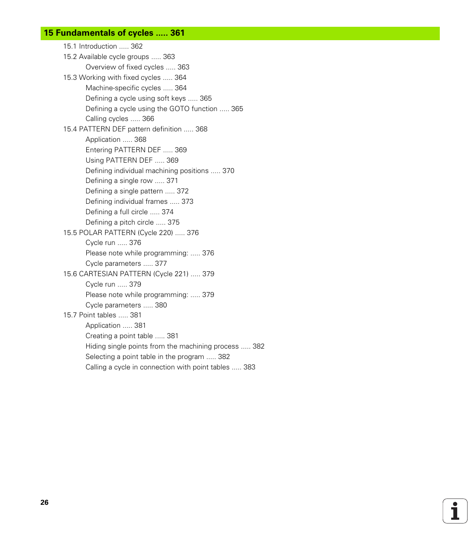 HEIDENHAIN TNC 128 (77184x-01) User Manual | Page 26 / 505
