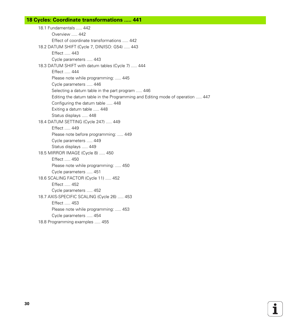 HEIDENHAIN TNC 128 (77184x-01) User Manual | Page 30 / 505