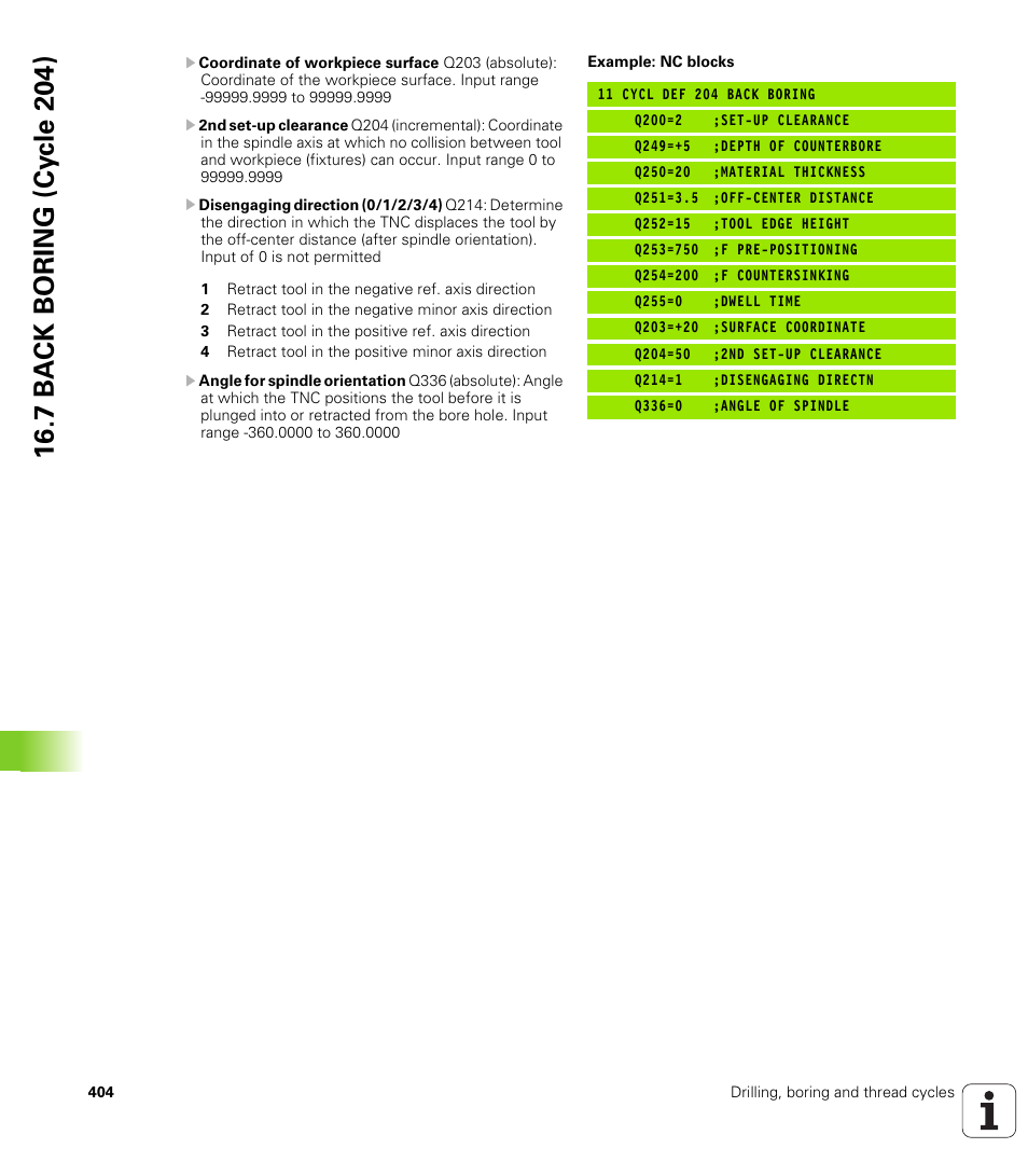 7 ba ck boring (cy c le 204) | HEIDENHAIN TNC 128 (77184x-01) User Manual | Page 404 / 505