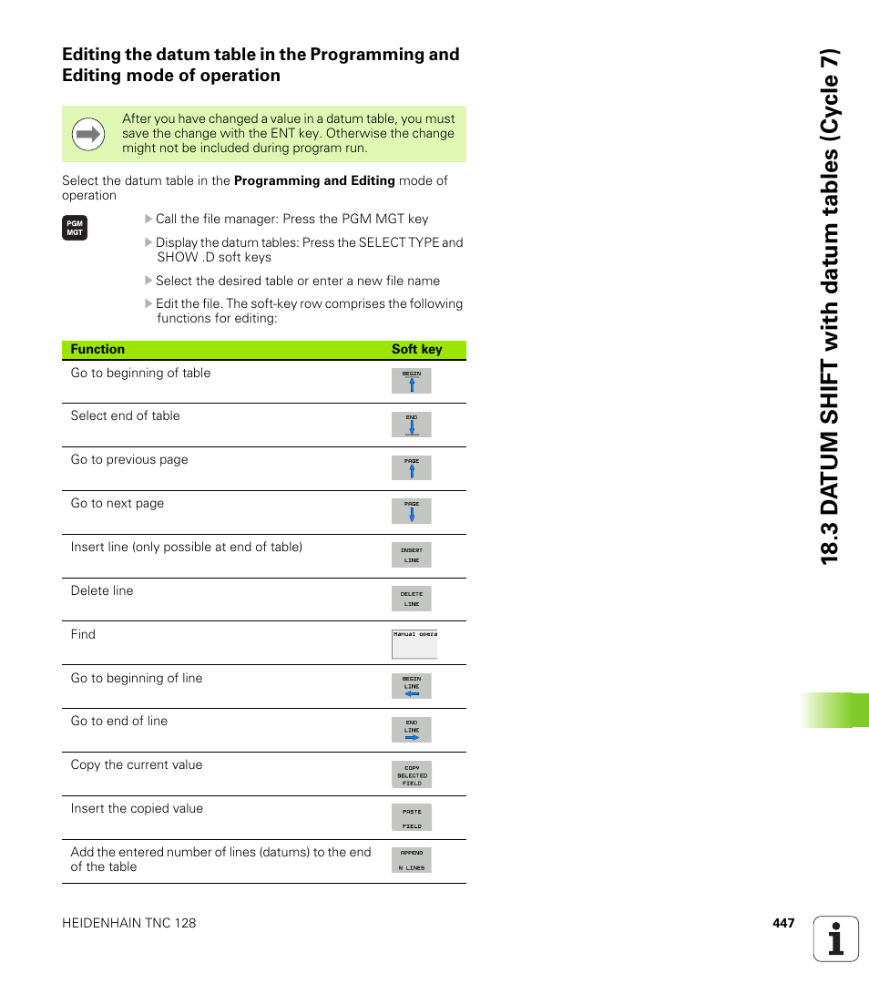HEIDENHAIN TNC 128 (77184x-01) User Manual | Page 447 / 505