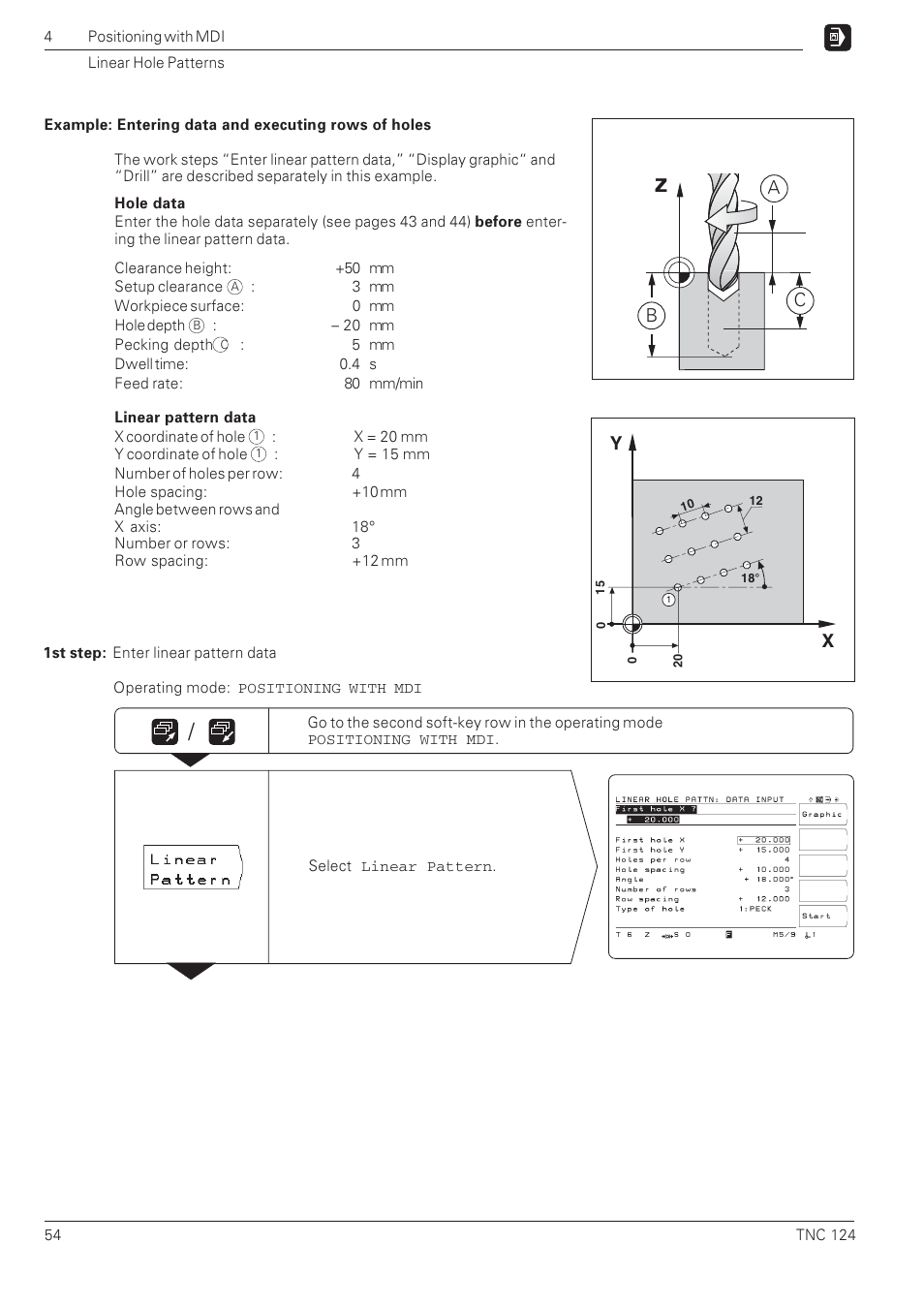 HEIDENHAIN NC 124 User Manual | Page 54 / 122