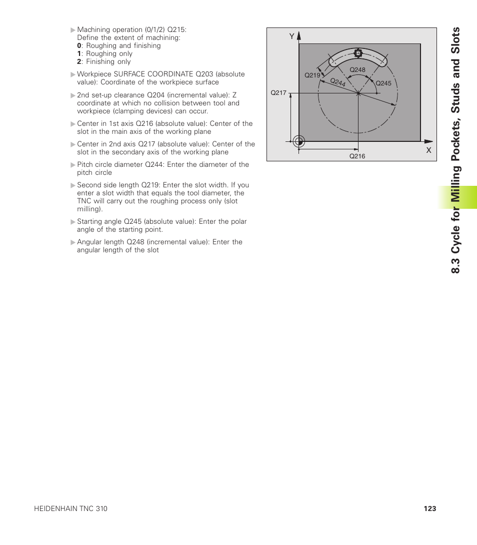 HEIDENHAIN TNC 310 (286 140) User Manual | Page 135 / 250