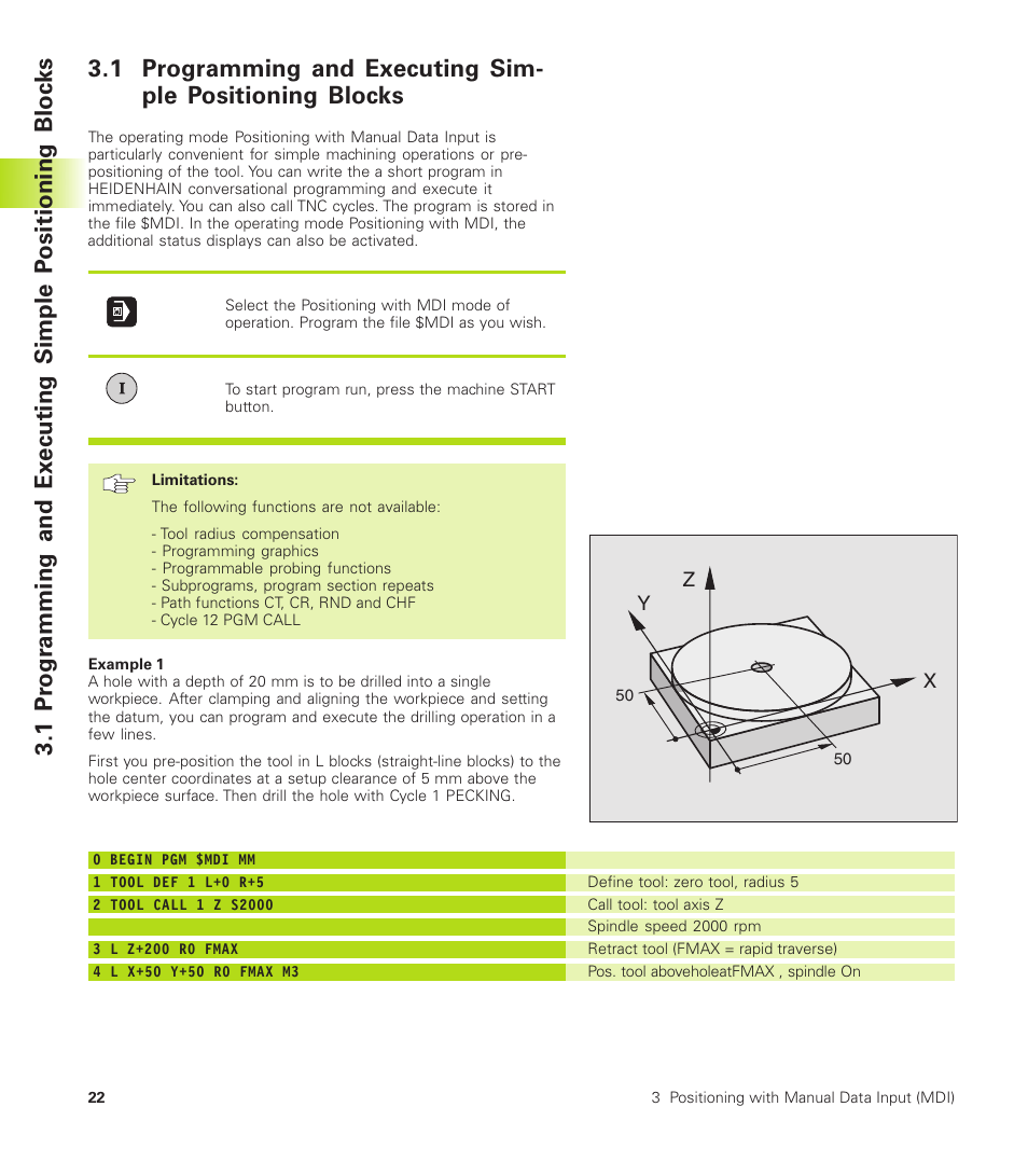 HEIDENHAIN TNC 310 (286 140) User Manual | Page 34 / 250