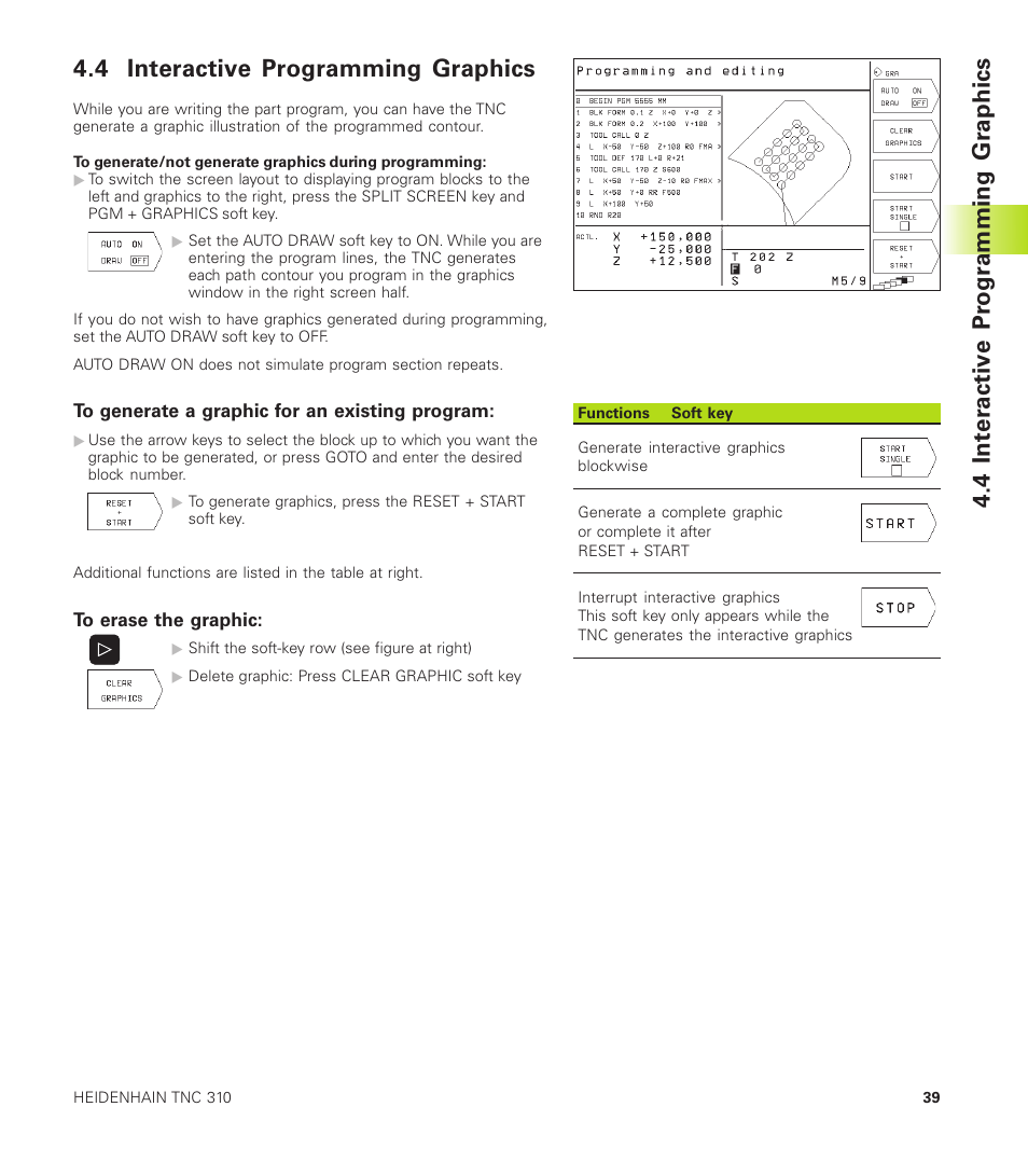 4 interactive programming graphics | HEIDENHAIN TNC 310 (286 140) User Manual | Page 51 / 250