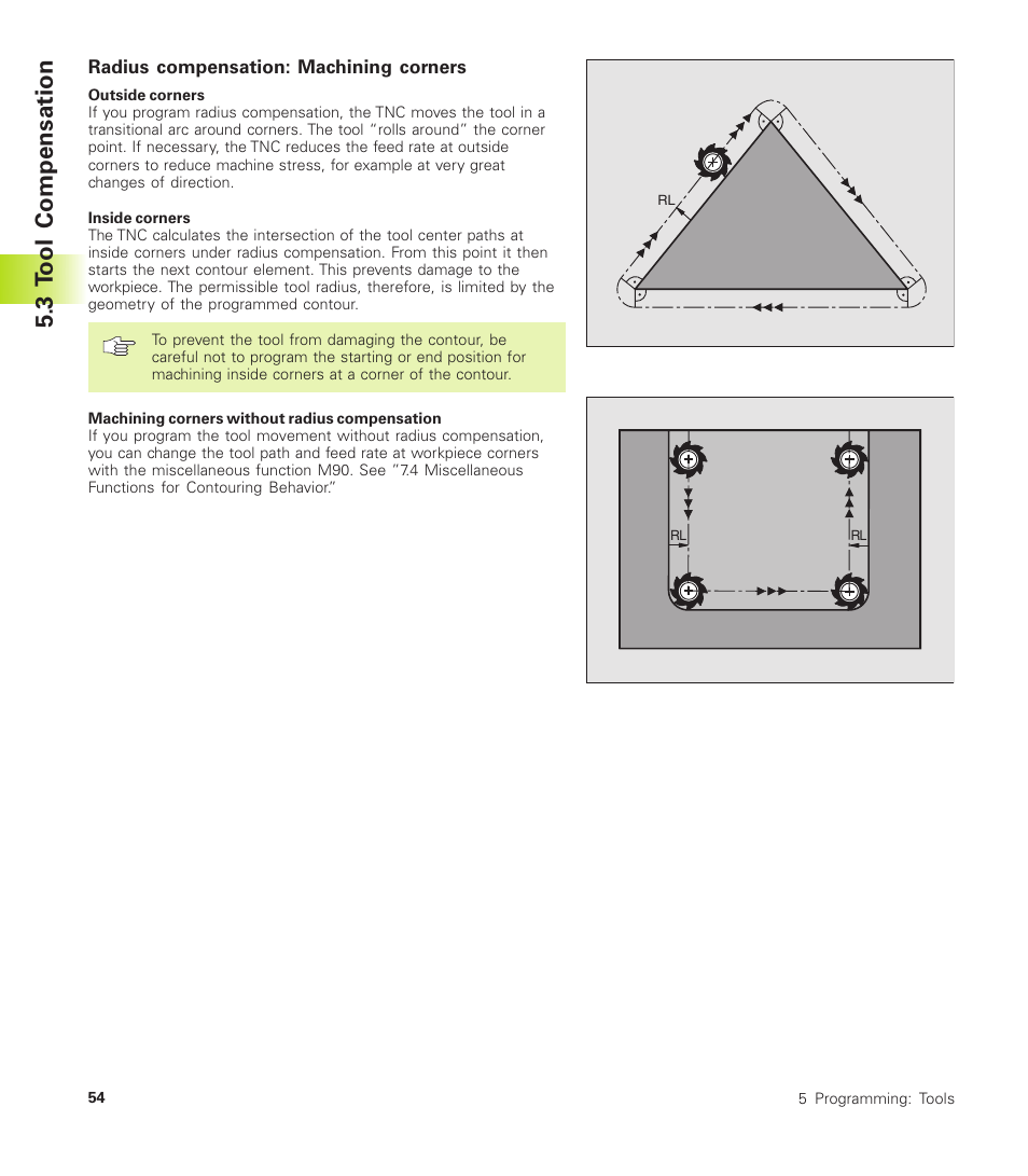3 t ool compensation | HEIDENHAIN TNC 310 (286 140) User Manual | Page 66 / 250