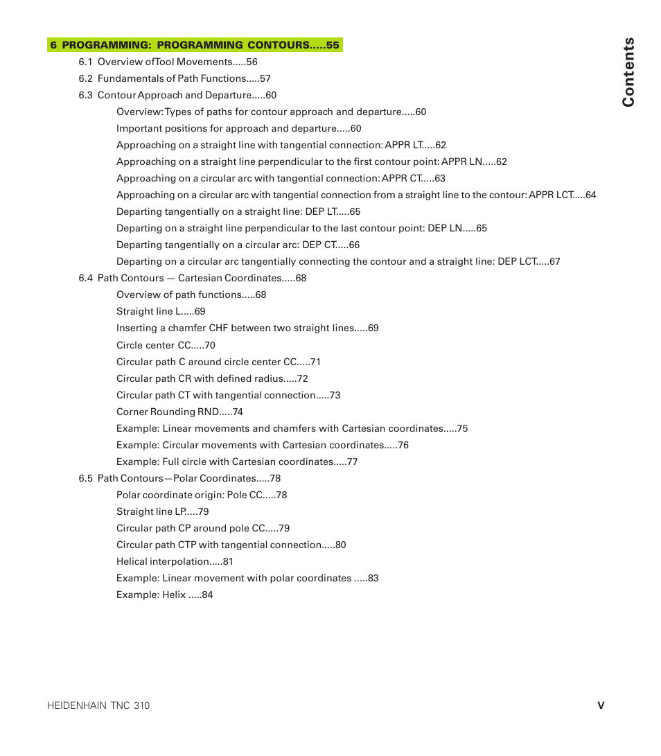 HEIDENHAIN TNC 310 (286 140) User Manual | Page 8 / 250