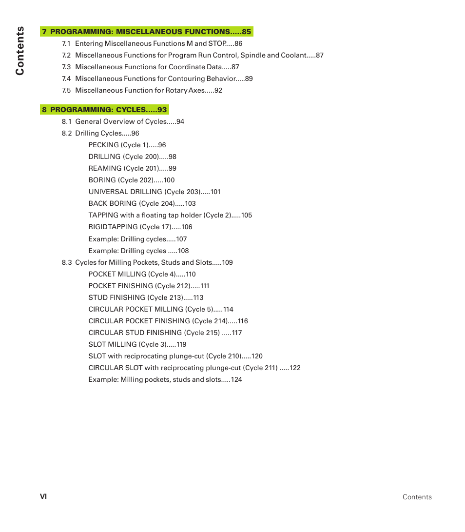 HEIDENHAIN TNC 310 (286 140) User Manual | Page 9 / 250