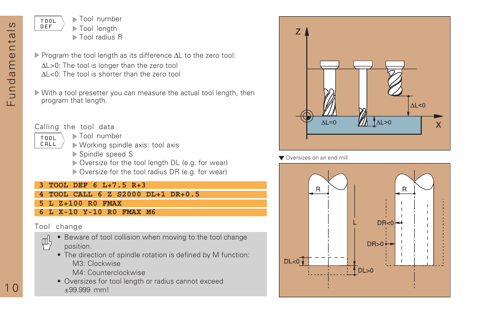 1 0 fundamentals | HEIDENHAIN TNC 310 (286 140) Pilot User Manual | Page 10 / 60
