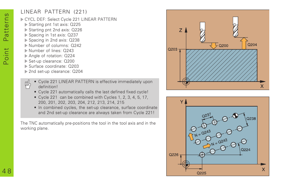 4 8 point patterns | HEIDENHAIN TNC 310 (286 140) Pilot User Manual | Page 48 / 60