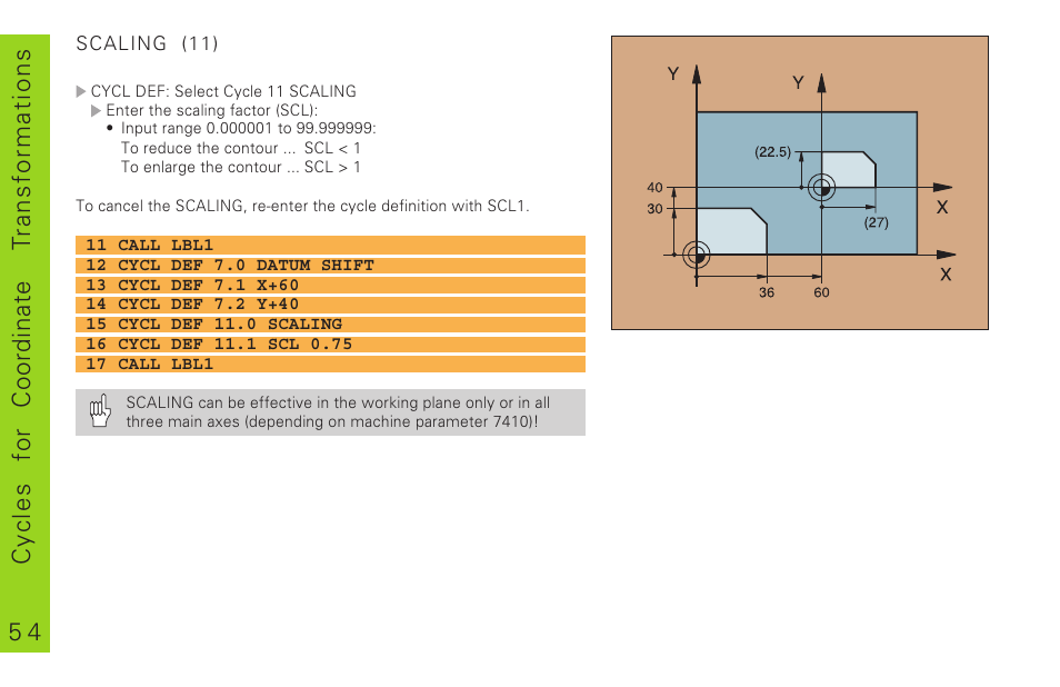HEIDENHAIN TNC 310 (286 140) Pilot User Manual | Page 54 / 60