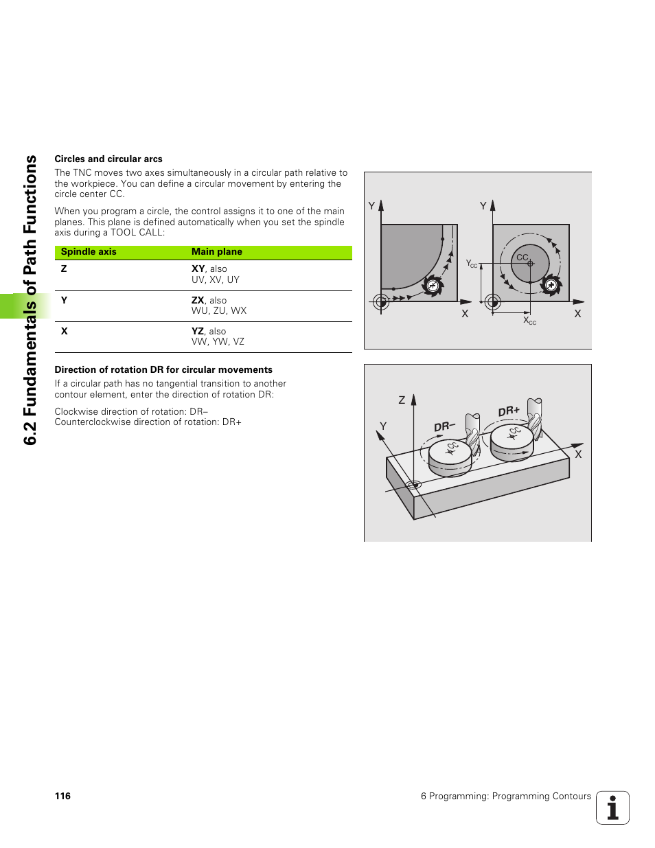 2 f undamentals of p a th f u nctions | HEIDENHAIN TNC 320 (340 551-01) User Manual | Page 116 / 463