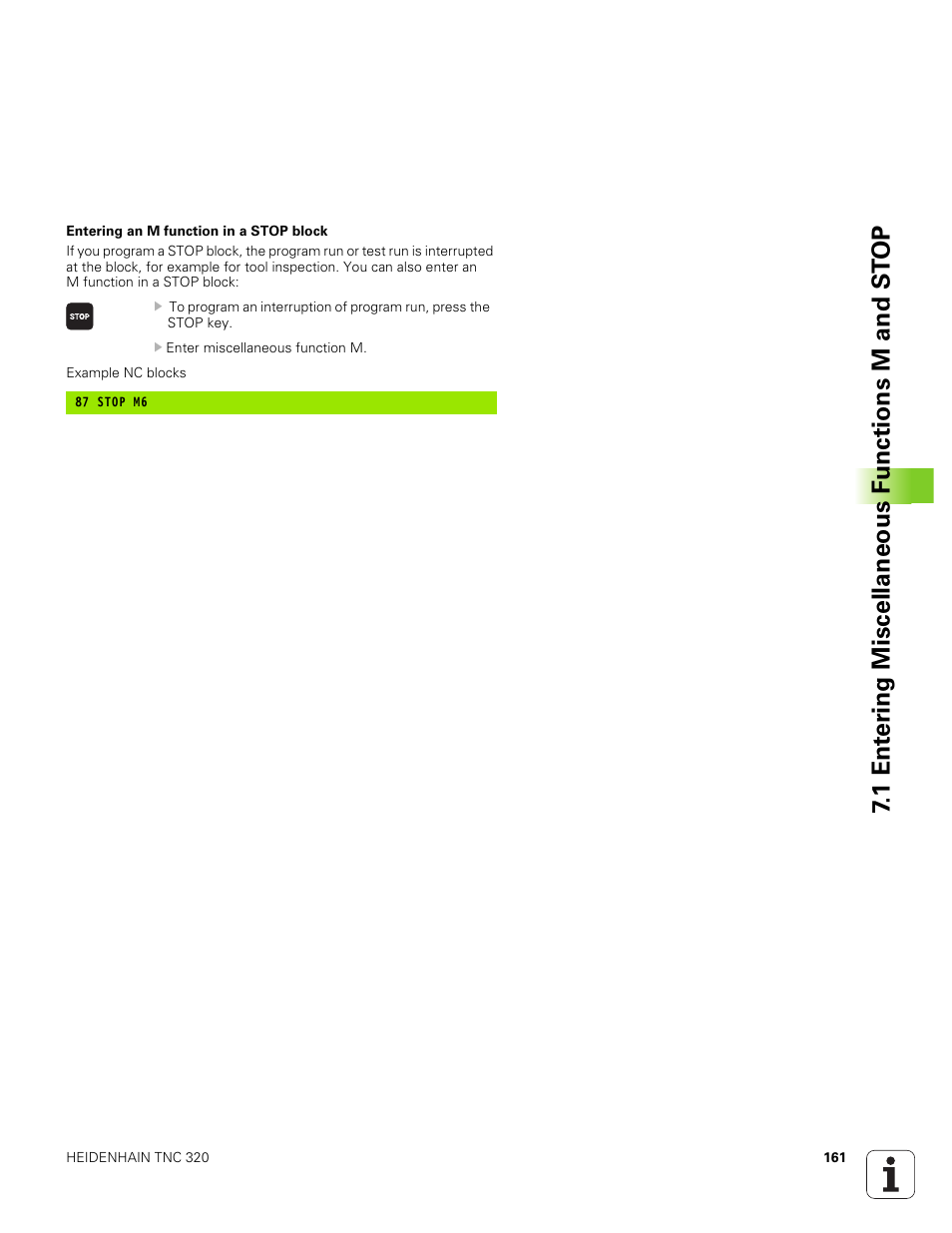 HEIDENHAIN TNC 320 (340 551-01) User Manual | Page 161 / 463