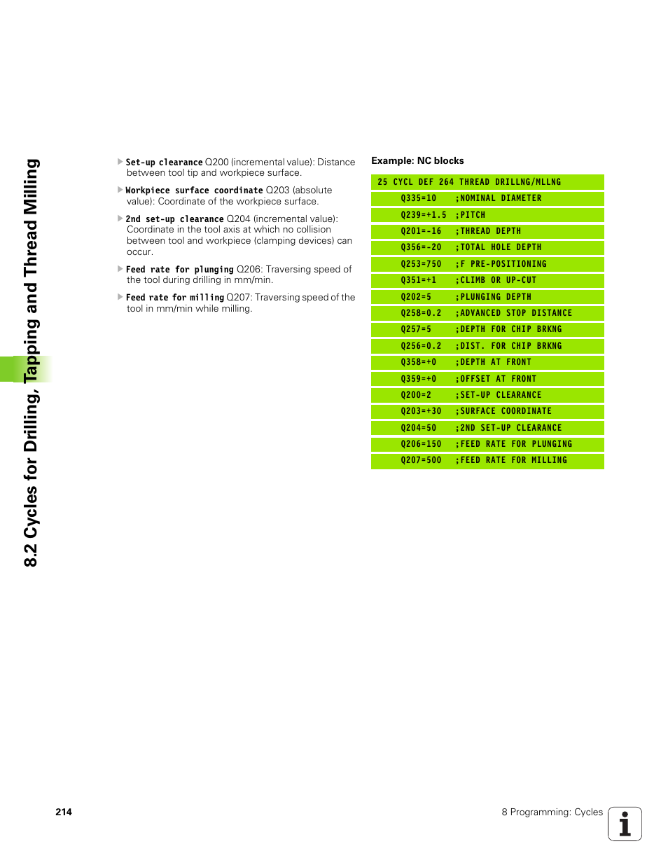 HEIDENHAIN TNC 320 (340 551-01) User Manual | Page 214 / 463