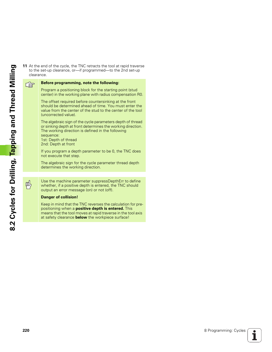 HEIDENHAIN TNC 320 (340 551-01) User Manual | Page 220 / 463