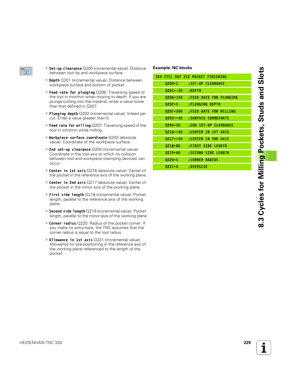 HEIDENHAIN TNC 320 (340 551-01) User Manual | Page 229 / 463