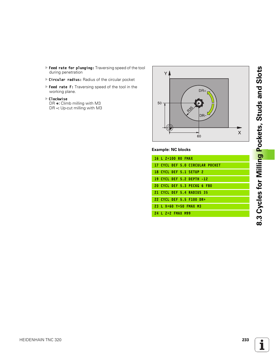 HEIDENHAIN TNC 320 (340 551-01) User Manual | Page 233 / 463