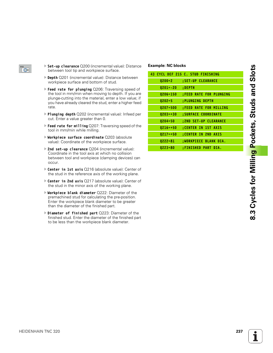 HEIDENHAIN TNC 320 (340 551-01) User Manual | Page 237 / 463