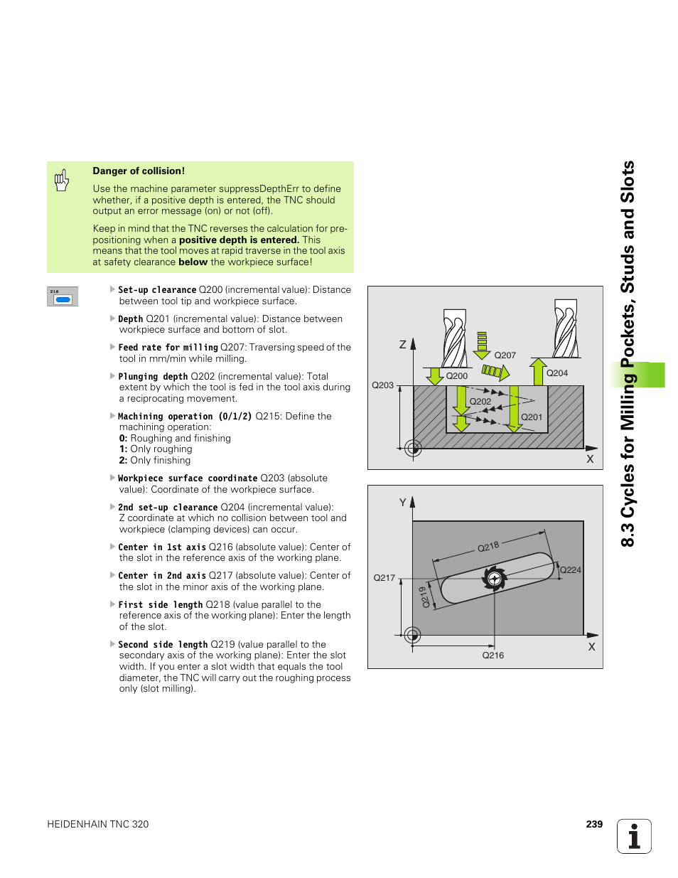 HEIDENHAIN TNC 320 (340 551-01) User Manual | Page 239 / 463