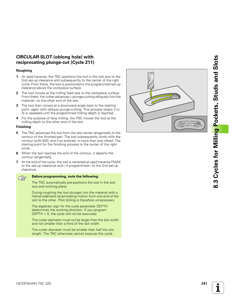 HEIDENHAIN TNC 320 (340 551-01) User Manual | Page 241 / 463