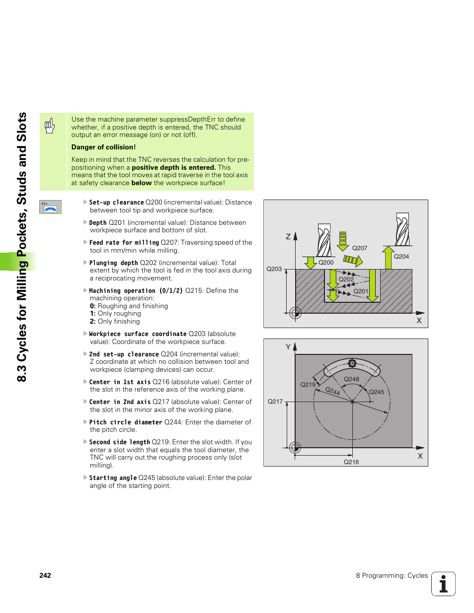 HEIDENHAIN TNC 320 (340 551-01) User Manual | Page 242 / 463