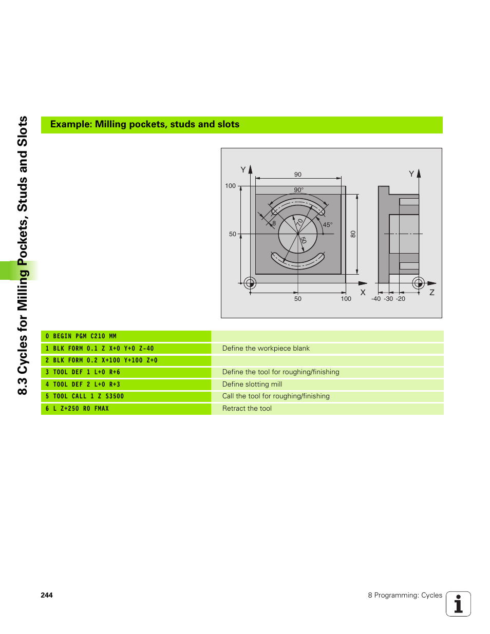 HEIDENHAIN TNC 320 (340 551-01) User Manual | Page 244 / 463