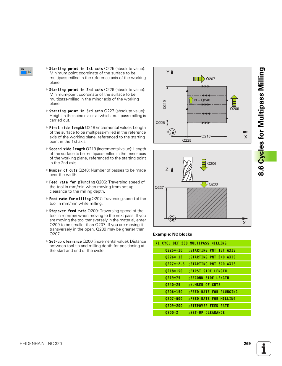 HEIDENHAIN TNC 320 (340 551-01) User Manual | Page 269 / 463