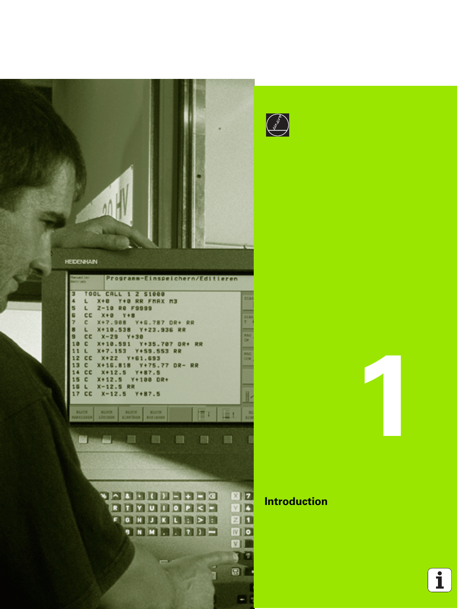 Introduction, 1 introduction | HEIDENHAIN TNC 320 (340 551-01) User Manual | Page 27 / 463