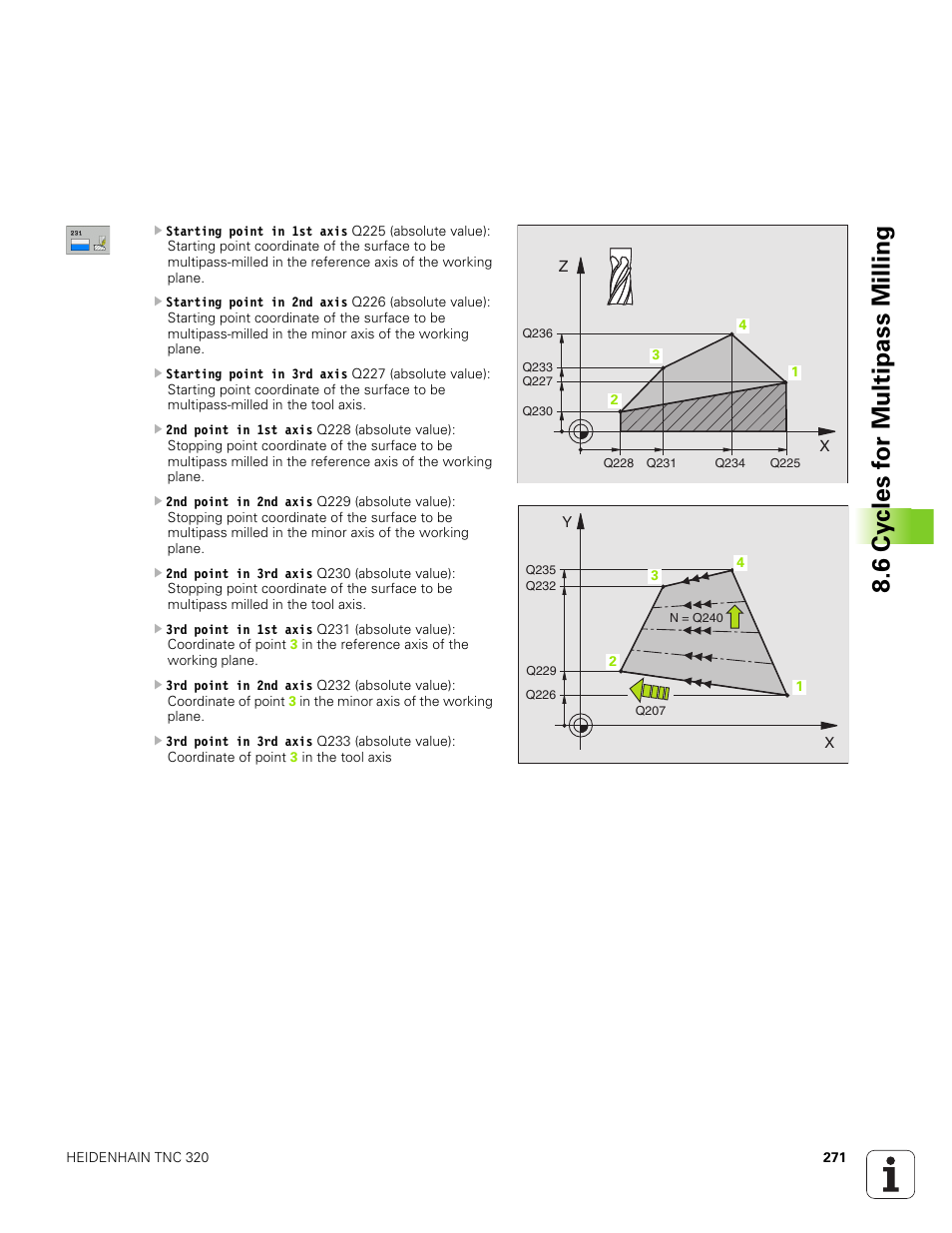 HEIDENHAIN TNC 320 (340 551-01) User Manual | Page 271 / 463