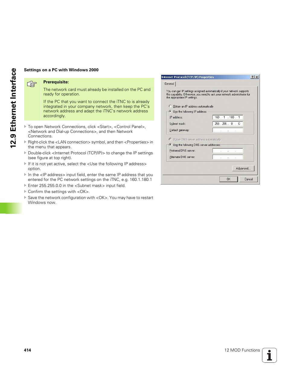 9 ether n et int e rf ace | HEIDENHAIN TNC 320 (340 551-01) User Manual | Page 414 / 463