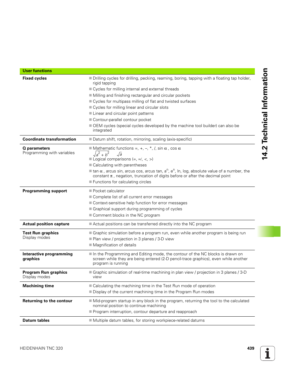 HEIDENHAIN TNC 320 (340 551-01) User Manual | Page 439 / 463