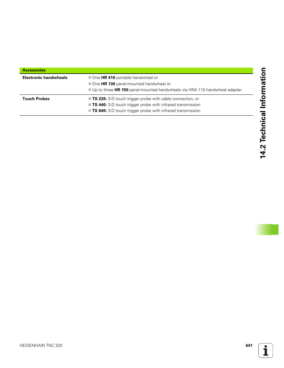 HEIDENHAIN TNC 320 (340 551-01) User Manual | Page 441 / 463