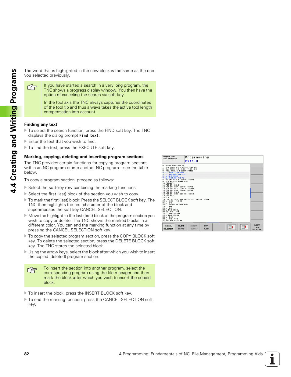 4 cr eating and w riting pr ogr ams | HEIDENHAIN TNC 320 (340 551-01) User Manual | Page 82 / 463