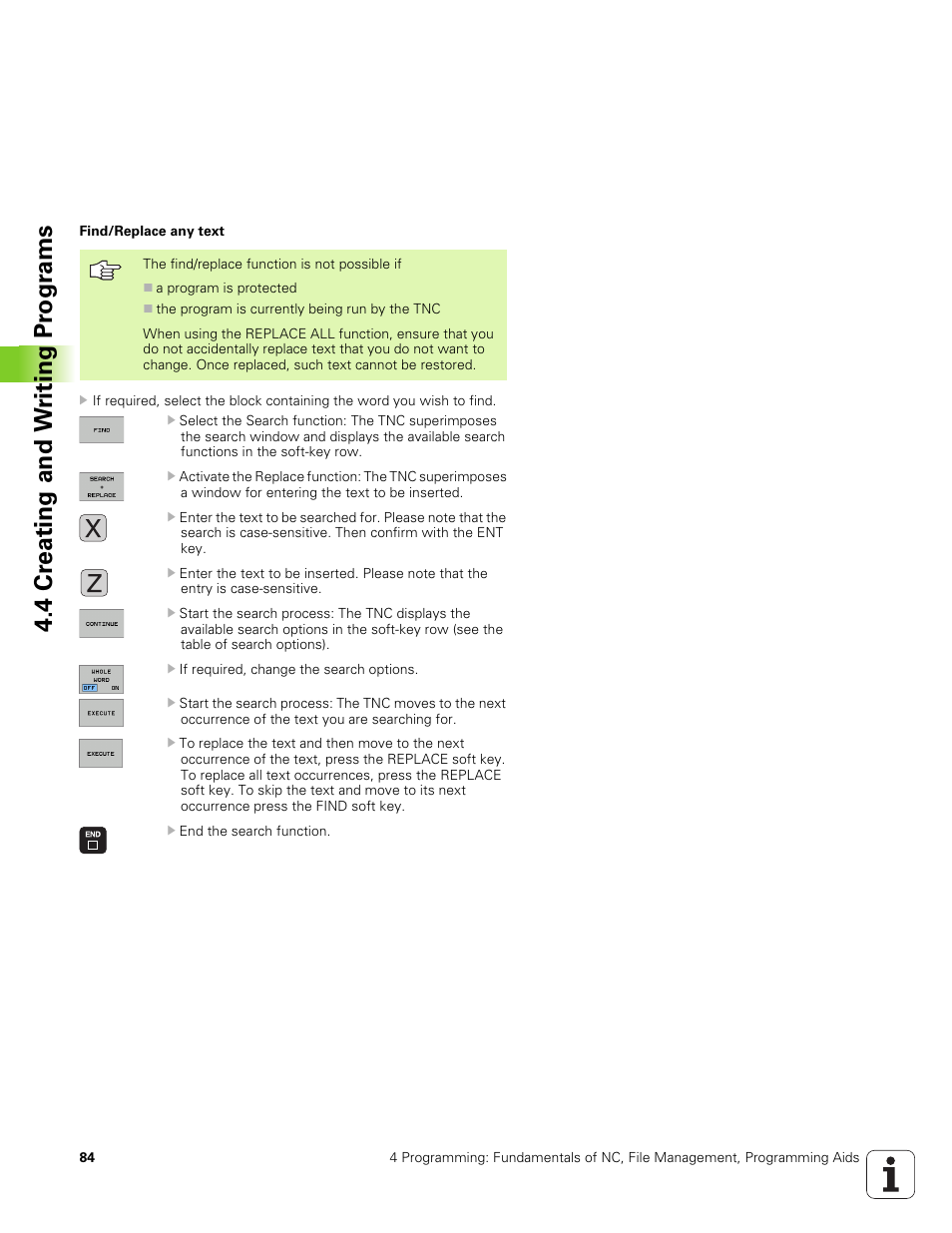 4 cr eating and w riting pr ogr ams | HEIDENHAIN TNC 320 (340 551-01) User Manual | Page 84 / 463