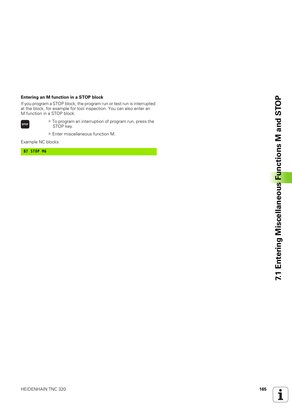 HEIDENHAIN TNC 320 (340 551-02) User Manual | Page 165 / 493