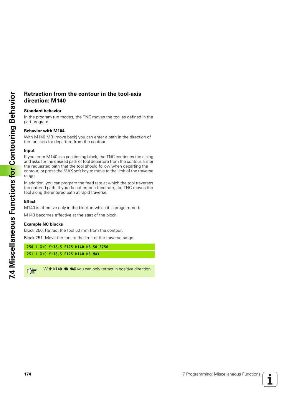 HEIDENHAIN TNC 320 (340 551-02) User Manual | Page 174 / 493