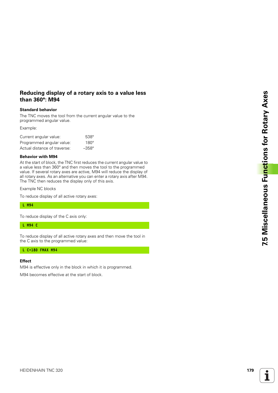 HEIDENHAIN TNC 320 (340 551-02) User Manual | Page 179 / 493