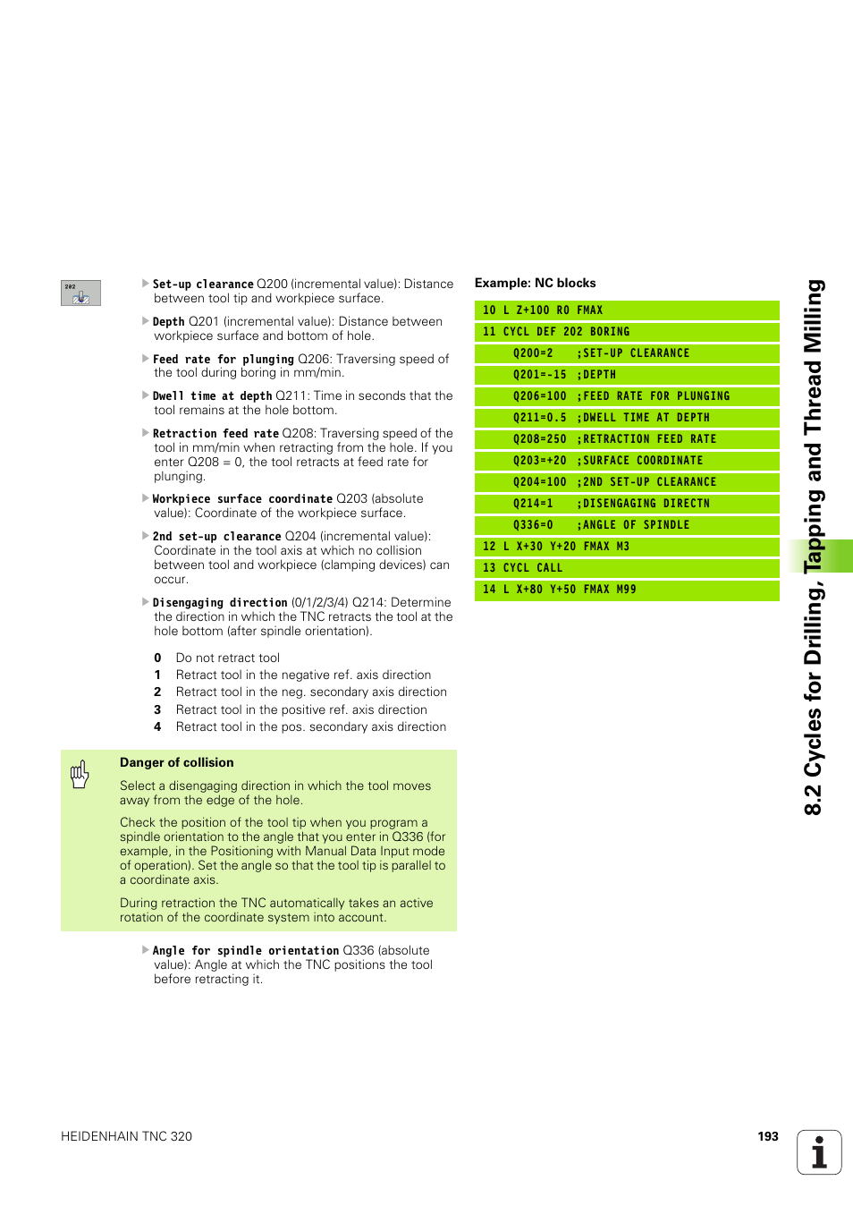 HEIDENHAIN TNC 320 (340 551-02) User Manual | Page 193 / 493