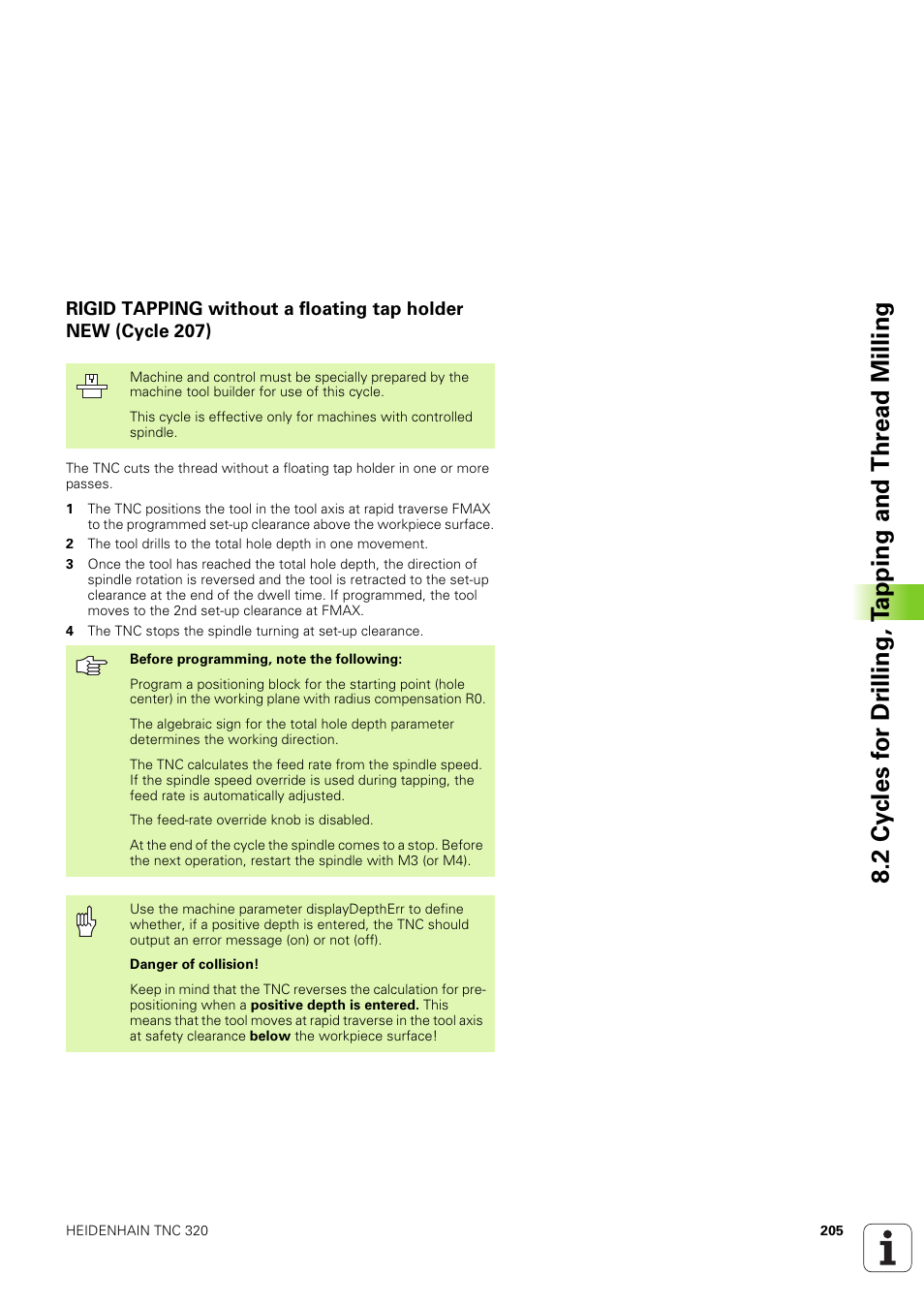 HEIDENHAIN TNC 320 (340 551-02) User Manual | Page 205 / 493