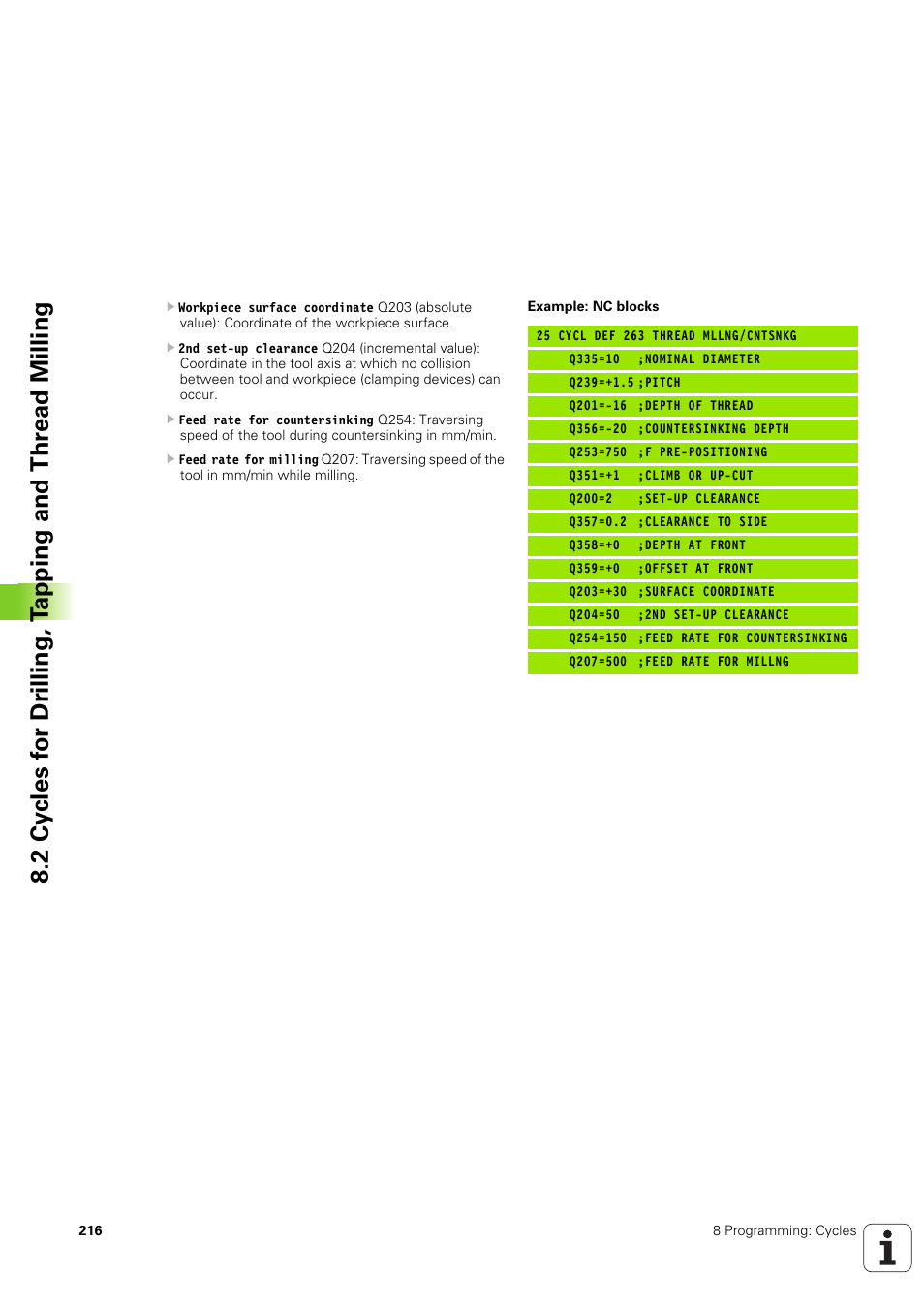 HEIDENHAIN TNC 320 (340 551-02) User Manual | Page 216 / 493