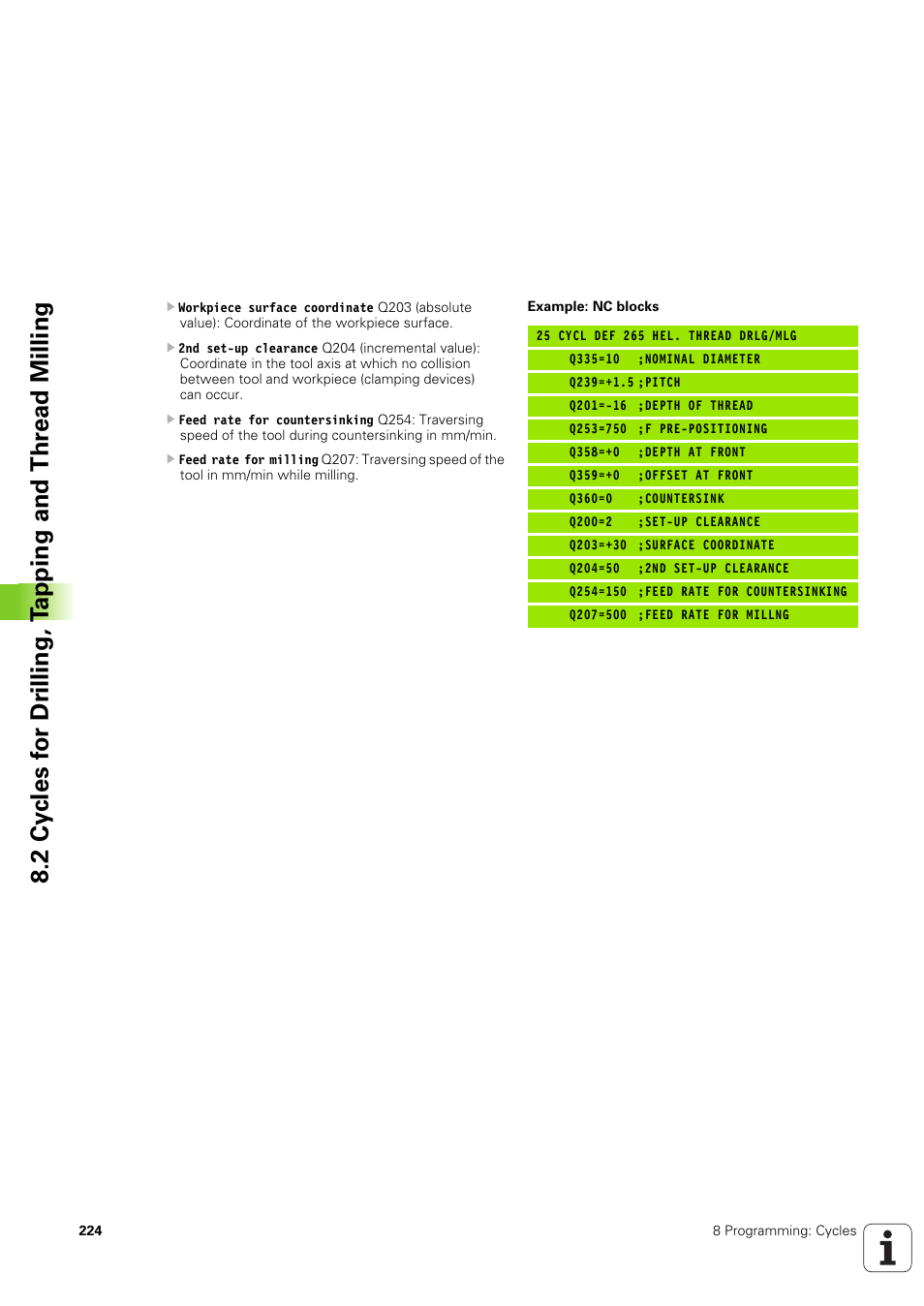 HEIDENHAIN TNC 320 (340 551-02) User Manual | Page 224 / 493