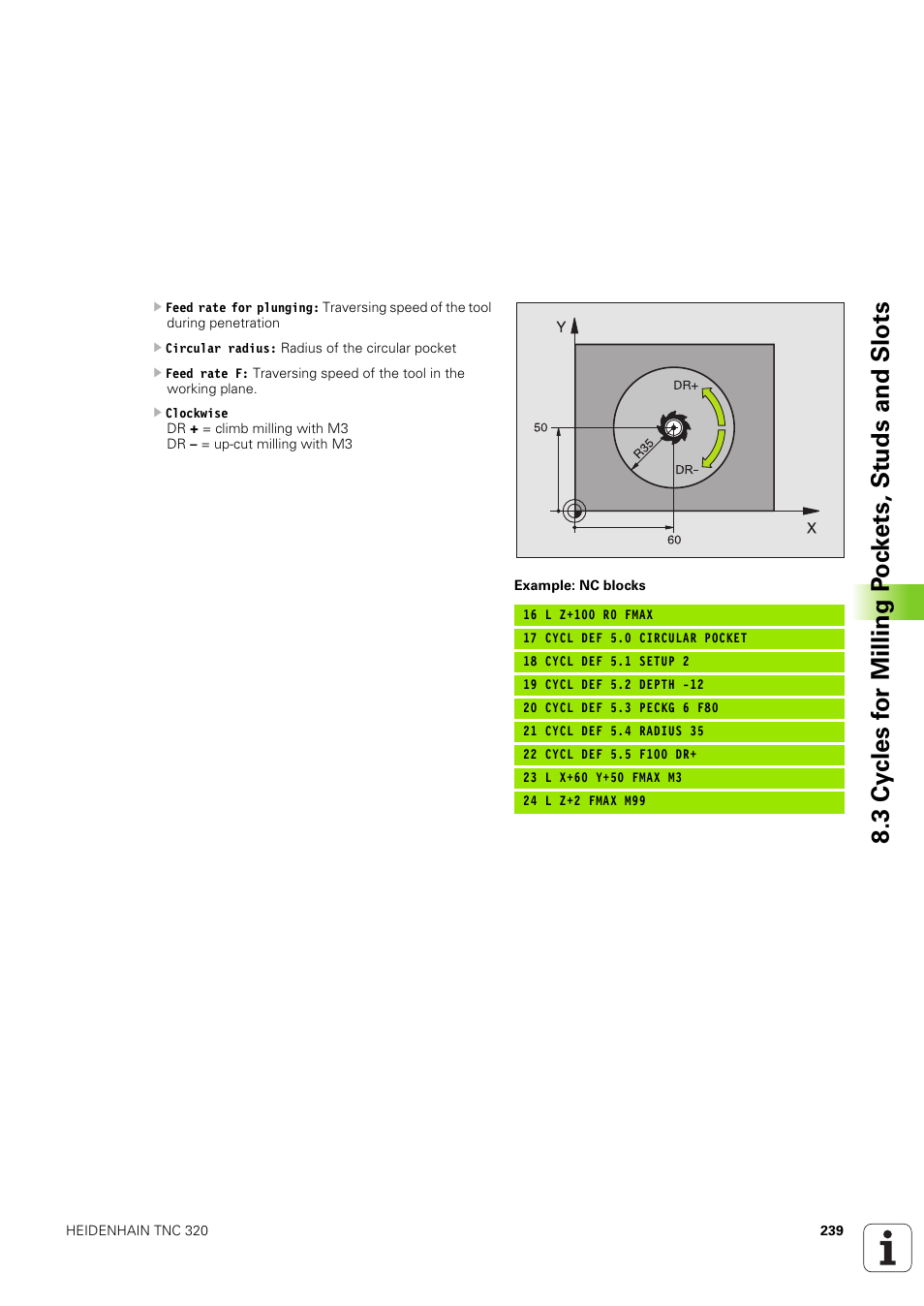 HEIDENHAIN TNC 320 (340 551-02) User Manual | Page 239 / 493