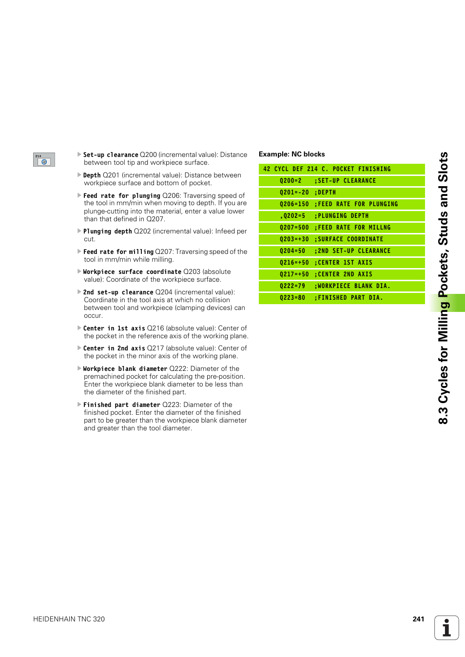 HEIDENHAIN TNC 320 (340 551-02) User Manual | Page 241 / 493