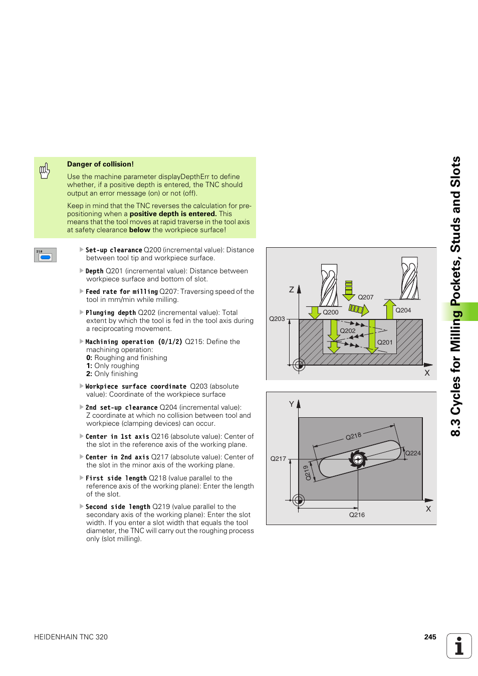 HEIDENHAIN TNC 320 (340 551-02) User Manual | Page 245 / 493