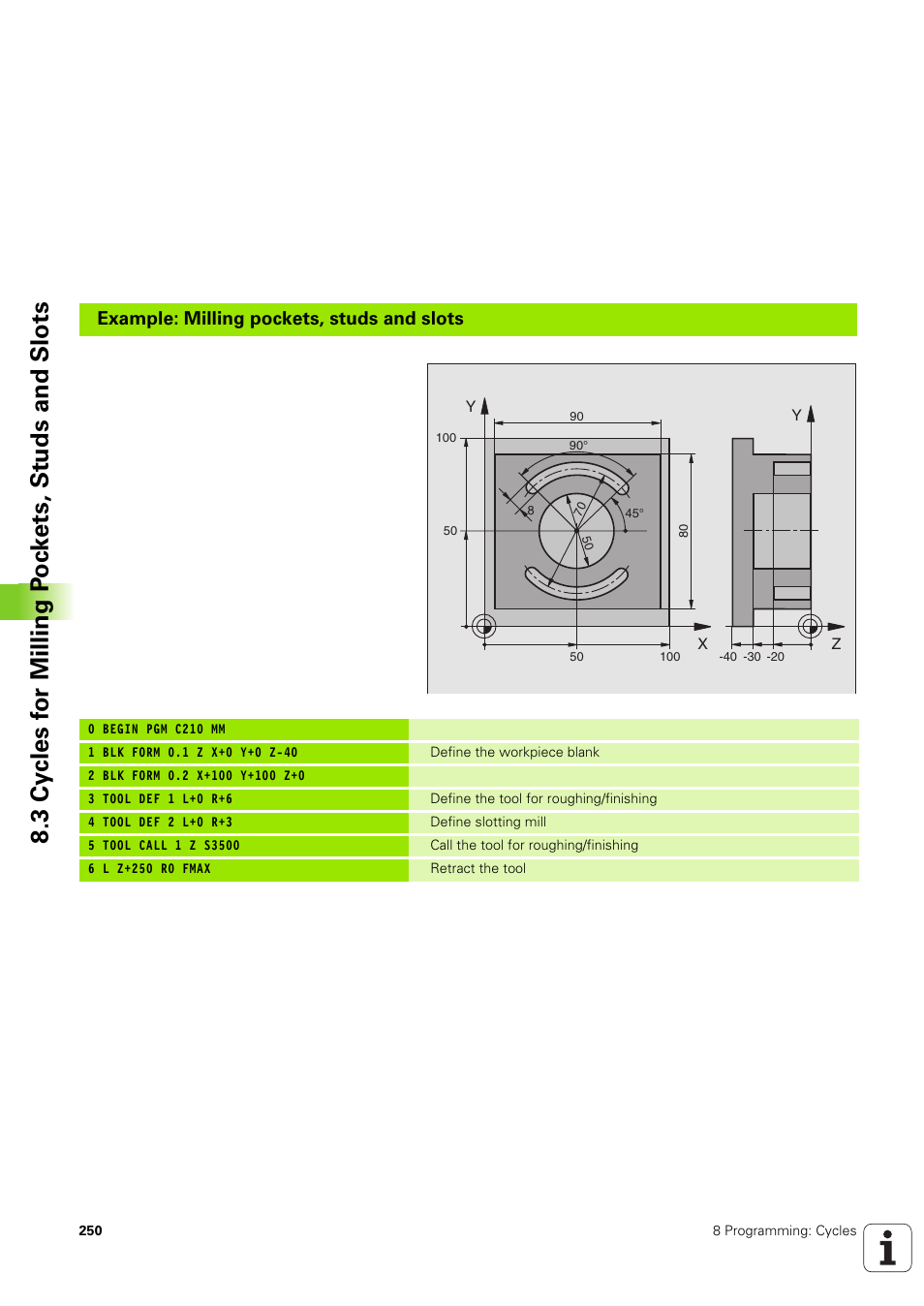 HEIDENHAIN TNC 320 (340 551-02) User Manual | Page 250 / 493