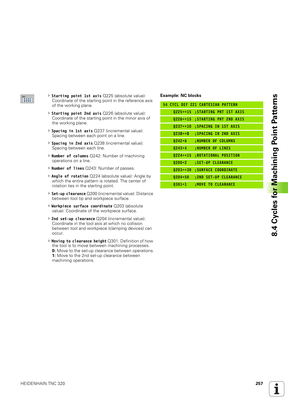 HEIDENHAIN TNC 320 (340 551-02) User Manual | Page 257 / 493